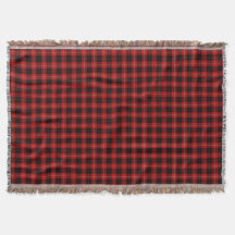 Clan Cunningham Red und Black Tartan