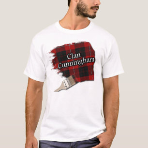 Clan Cunningham Scottish Tartan Paint Shirt