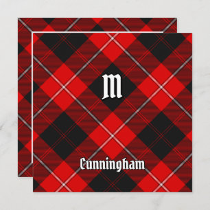Clan Cunningham Tartan Einladung