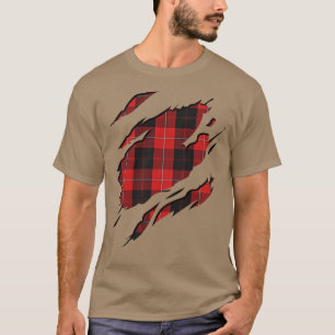 Clan Cunningham Tartan Karierte Wirkungen T-Shirt