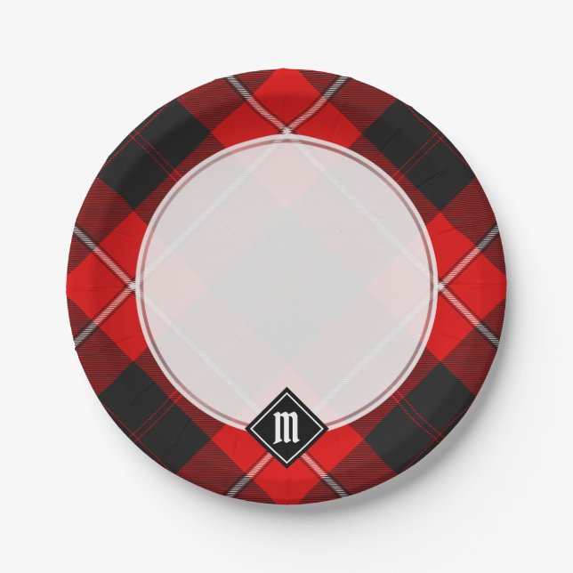 Clan Cunningham Tartan Pappteller (Vorderseite)