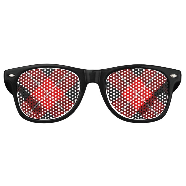 Clan Cunningham Tartan Partybrille (Vorderseite)