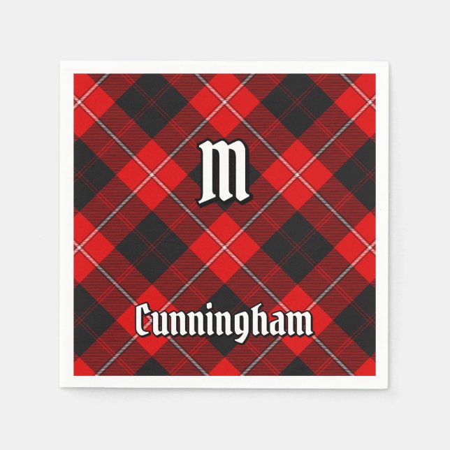 Clan Cunningham Tartan Serviette (Vorderseite)