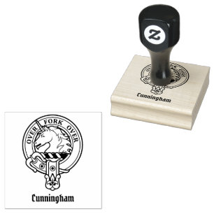 Clan Cunningham Wappen Rubber Briefmarke Gummistempel