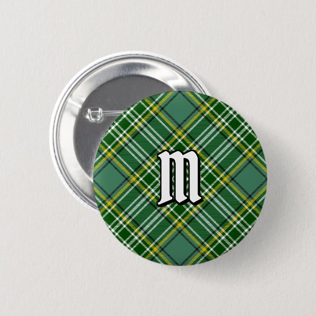 Clan Currie Tartan Button (Vorne & Hinten)
