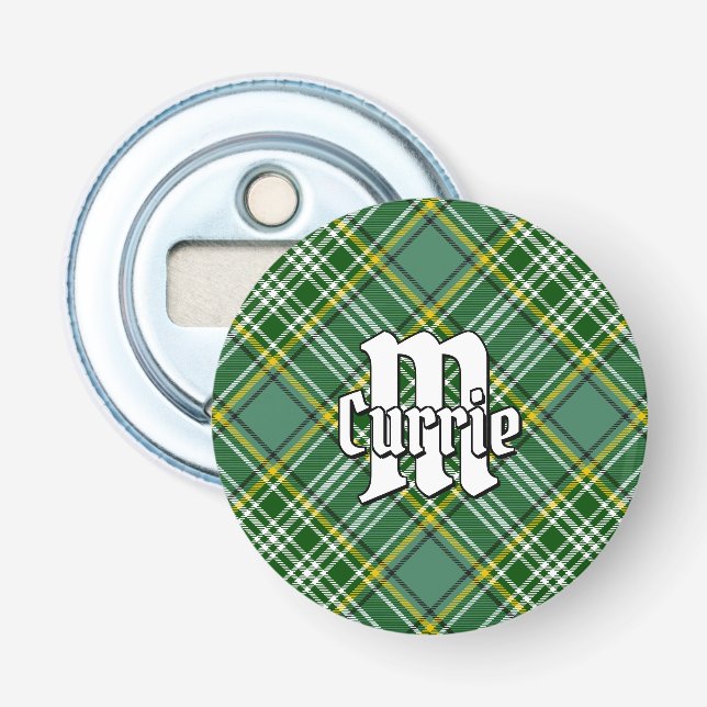 Clan Currie Tartan Flaschenöffner (Vorderseite)