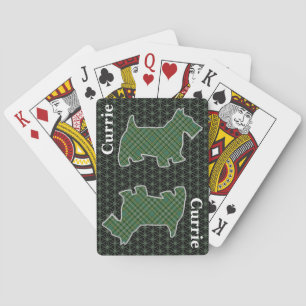 Clan Currie Tartan Scottish Terrier Edition Spielkarten