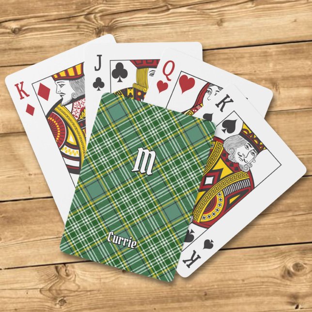 Clan Currie Tartan Spielkarten (Von Creator hochgeladen)
