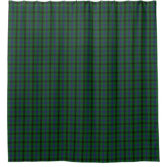 Clan Davidson Classic Scottish Tartan Duschvorhang (Vorderseite)