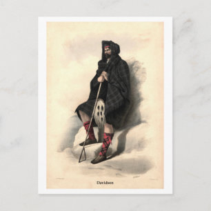 Clan Davidson Postkarte
