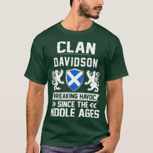 Clan DAVIDSON Schottische Familienmütter T-Shirt
