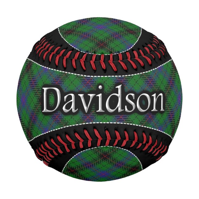 Clan Davidson Scottish Dream Tartan Baseball (Vorderseite)