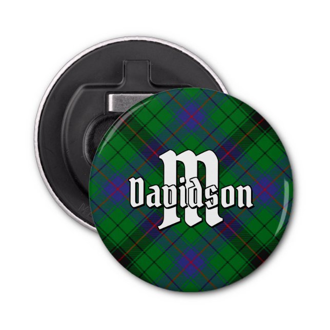 Clan Davidson Tartan Flaschenöffner (Vorderseite)