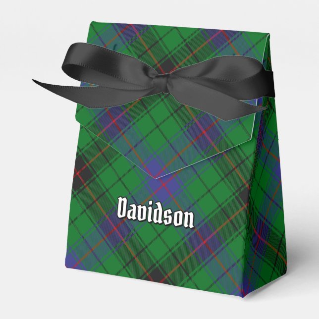 Clan Davidson Tartan Geschenkschachtel (Vorderseite)