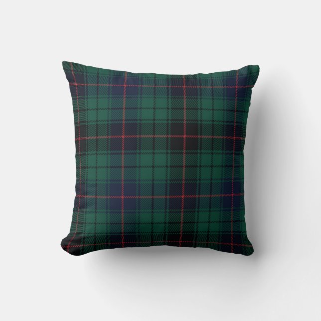 Clan Davidson Tartan Kariert Kissen (Vorderseite)