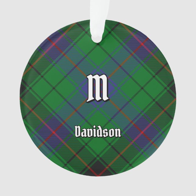Clan Davidson Tartan Ornament (Vorderseite)