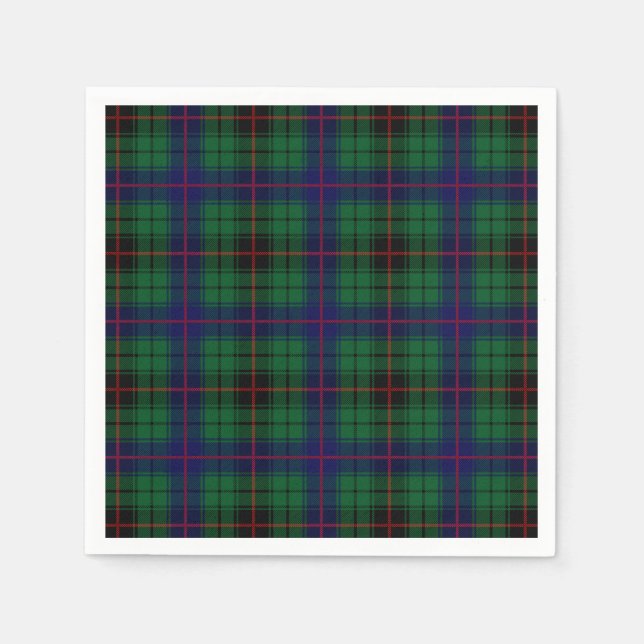 Clan Davidson Tartan Serviette (Vorderseite)