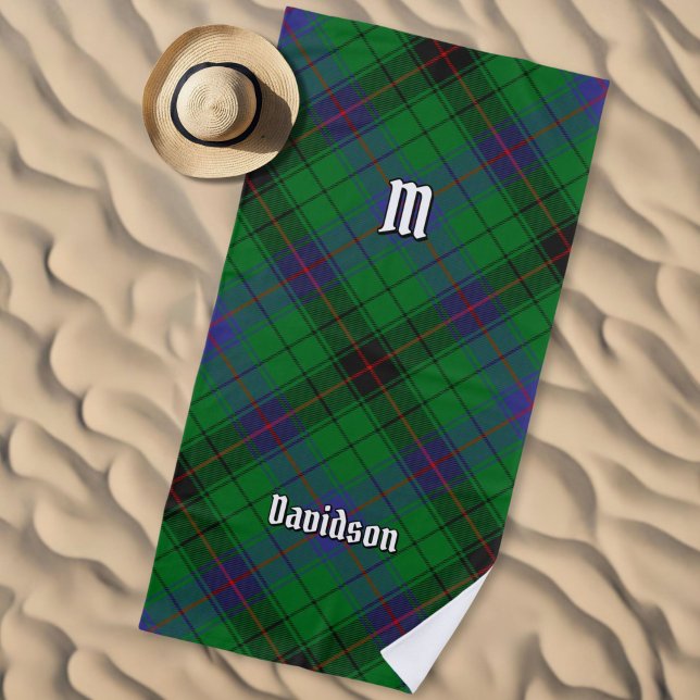 Clan Davidson Tartan Strandtuch (Von Creator hochgeladen)