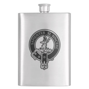 Clan Davidson Wappen Flask Flachmann