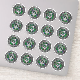 Clan Davidson Wappen & Tartan Knot Aufkleber