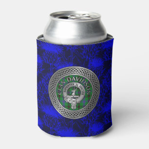 Clan Davidson Wappen & Tartan Knot Dosenkühler