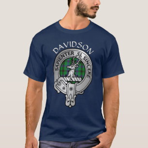 Clan Davidson Wappen & Tartan T-Shirt