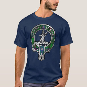 Clan Davidson Wappen & Tartan T - Shirt