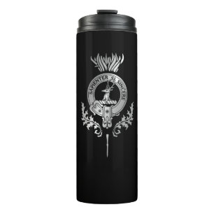 Clan Davidson Wappen & Tartan Thermosbecher