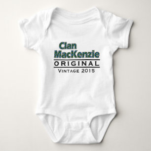 Clan der Vintage Mackenzie fertigen Ihr Birthyear Baby Strampler