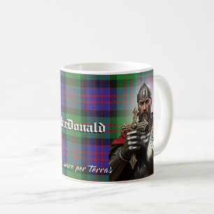 Clan Donald MacDonald Tartan Motto Kaffeetasse