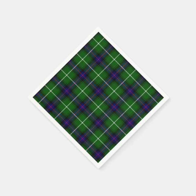 Clan Donald Macdonald Tartan Serviette (Ecke)