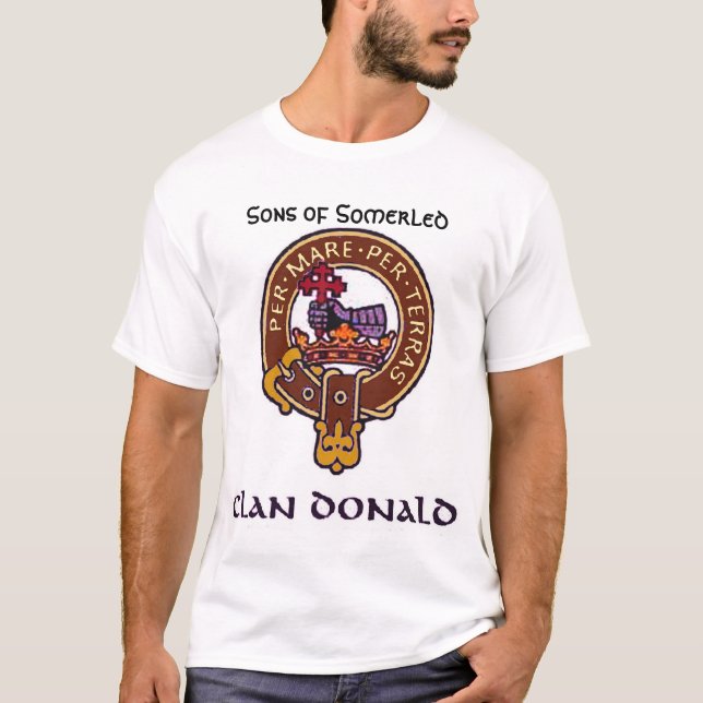 Clan Donald MacDonald von Glencoe T-Shirt (Vorderseite)