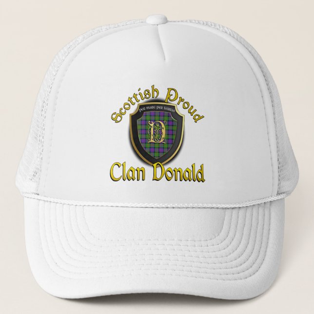 Clan Donald Scottish Dynsty Cap Truckerkappe (Vorderseite)