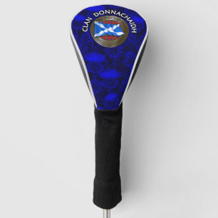 Clan Donnachaidh Robertson Tartan Knot & Flag Golf Headcover