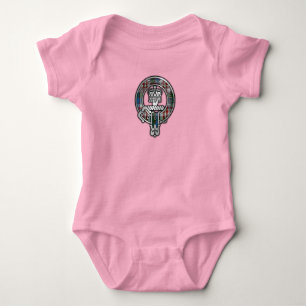 Clan Donnachaidh (Robertson) Wappen & Dress Tartan Baby Strampler