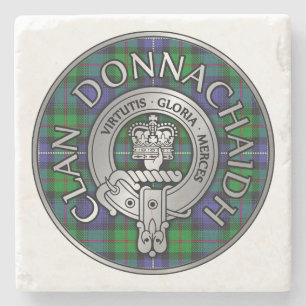 Clan Donnachaidh /Robertson Wappen & Hunting Tarta Steinuntersetzer