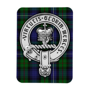 Clan Donnachaidh (Robertson) Wappen /Jagd Tartan Magnet