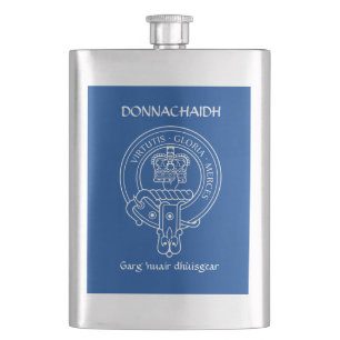 Clan Donnachaidh (Robertson) Wappen & Schlachtruf Flachmann
