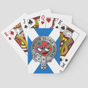 Clan Donnachaidh   Robertson Wappen & Tartan Bicyc Spielkarten