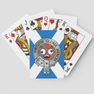 Clan Donnachaidh   Robertson Wappen & Tartan Bicyc Spielkarten