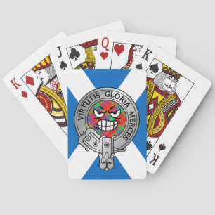 Clan Donnachaidh   Robertson Wappen & Tartan Bicyc Spielkarten