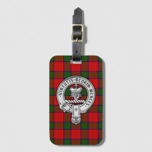 Clan Donnachaidh (Robertson) Wappen & Tartan Gepäckanhänger