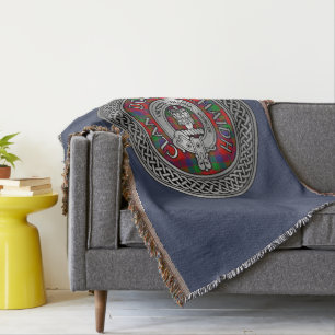 Clan Donnachaidh   Robertson Wappen & Tartan Knot Decke