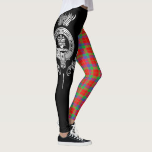 Clan Donnachaidh Robertson Wappen & Tartan Leggings
