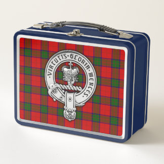 Clan Donnachaidh (Robertson) Wappen & Tartan Metall Brotdose
