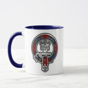 Clan Donnachaidh (Robertson) Wappen & Tartan Tasse