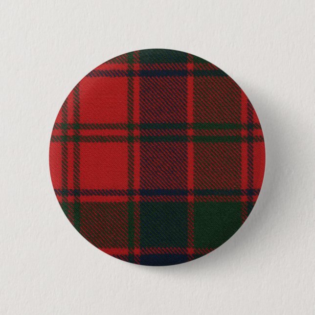 Clan Donnachaidh Tartan-Knopf Button (Vorderseite)