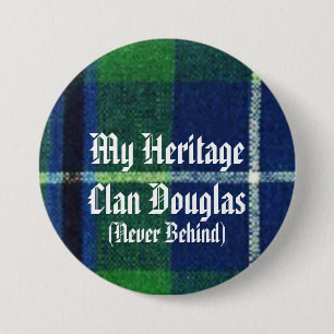 Clan-Douglas-ErbAbzeichen, zeigen Ihre Farben! Button