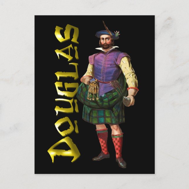 Clan Douglas Highland Dream Postkarte (Vorderseite)