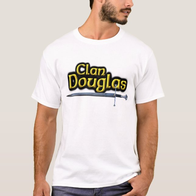 Clan Douglas Inspirierte Scottish T-Shirt (Vorderseite)